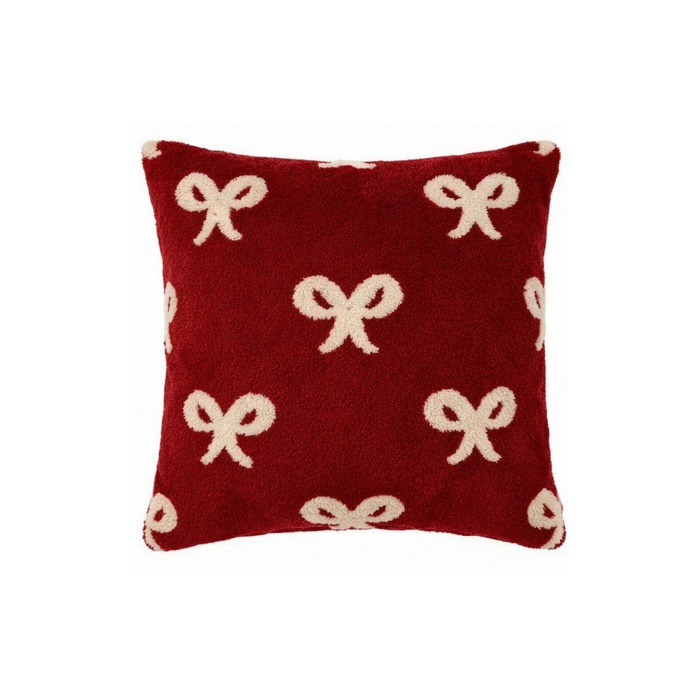 Pernă decorativă din micropluș/cocolino 40x40 cm cu model de Crăciun XMAS – Tiseco Home Studio