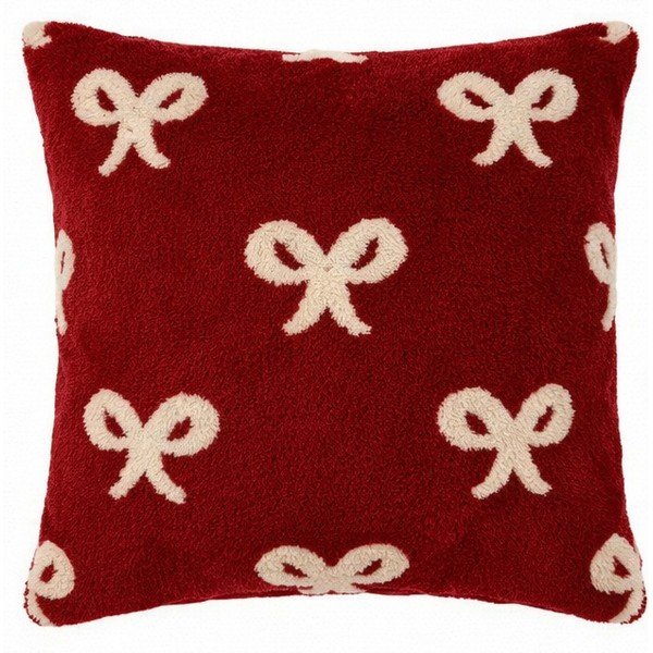 Pernă decorativă din micropluș/cocolino 40x40 cm  cu model de Crăciun XMAS – Tiseco Home Studio