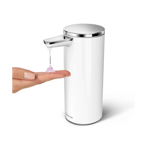 Dispenser de săpun cu senzor din oțel alb 266 ml - simplehuman-image-1