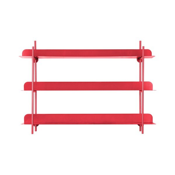 Raft roșu etajat din metal 60 cm Cool Retro – PT LIVING-image-2