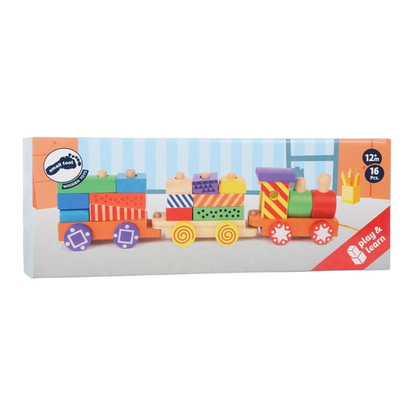 Tren din lemn Legler Bright Colours-image-1