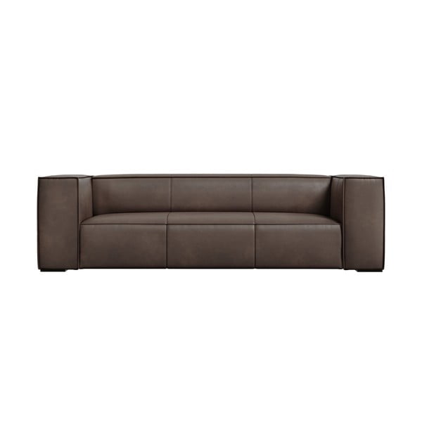 Canapea maro cu tapițerie din piele 227 cm Madame – Windsor & Co Sofas