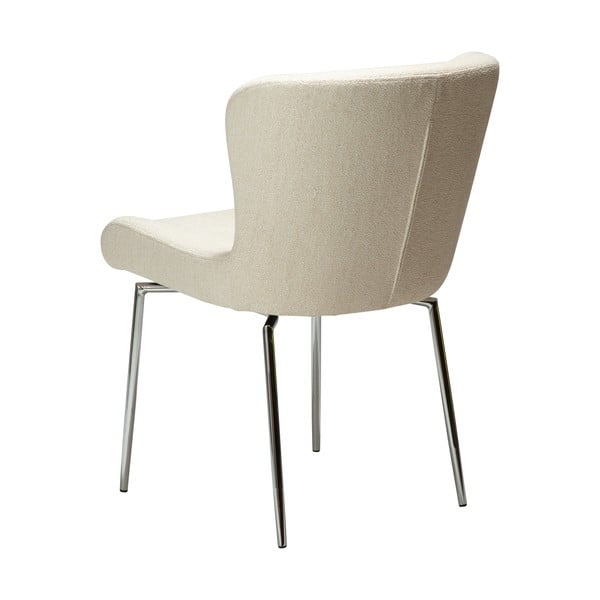 Scaun de dining crem tapițat Glam – DAN-FORM Denmark-image-3