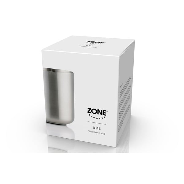 Suport pentru periuța de dinți argintiu mat din oțel inoxidabil Ume – Zone-image-3