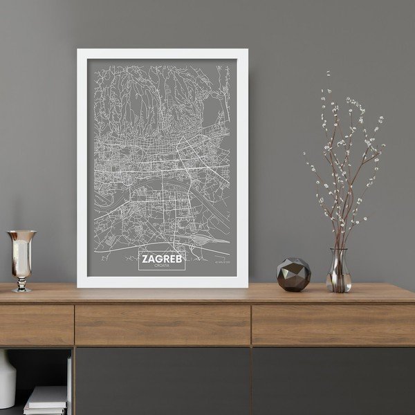 Tablou 40x55 cm Zagreb – Wallity-image-1