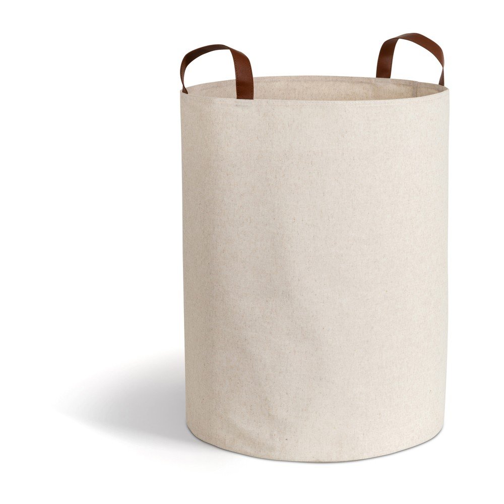 Coș de rufe bej din material textil 69 l Soft Storage – Bigso