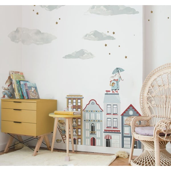 Set autocolante de perete motiv cu nori Dekornik Clouds-image-1