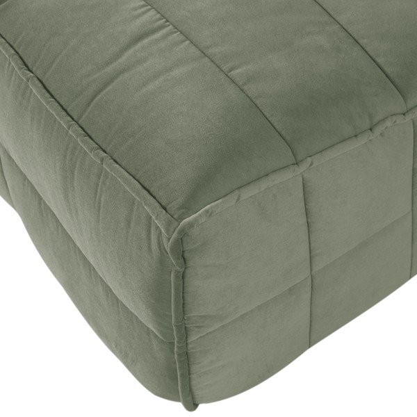 Bancă verde capitonată cu tapițerie din catifea Cluster – vtwonen-image-4