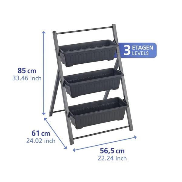 Suport pentru flori din metal (înălțime 85 cm) Vertical – Maximex-image-2