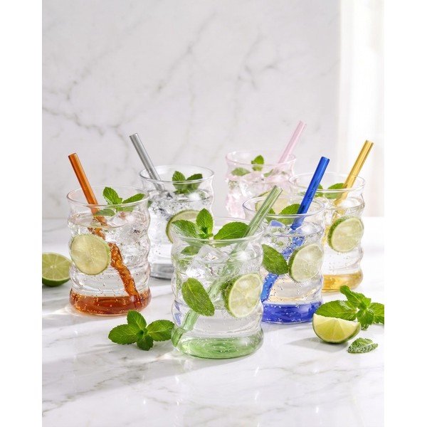 Pahare 6 buc. din sticlă borosilicată 350 ml Volo – Vialli Design-image-1