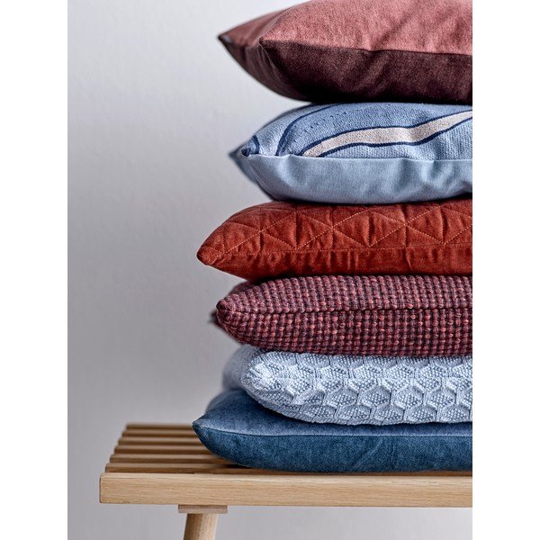 Pernă din bumbac Södahl Elsa, 50 x 50 cm, roșu - portocaliu-image-1