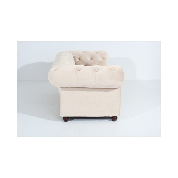 Canapea Max Winzer Orleans Velvet, 196 cm, crem-image-4