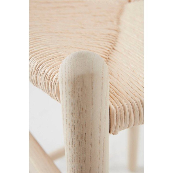 Scaun de bar în culoare naturală deschisă din lemn de ulm (înălțime șezut 63 cm) Nattavaara – Jotex-image-3