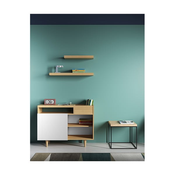 Raft TemaHome Balda, lățime 90 cm, maro deschis-image-4