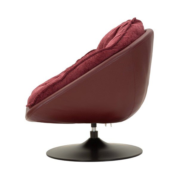 Fotoliu burgundy pivotant Retro Style – Mauro Ferretti-image-4