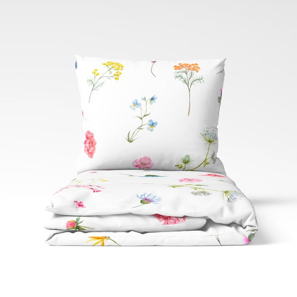 Lenjerie de pat din bumbac pentru pat dublu Bonami Selection Fleur, 200 x 200 cm-image-2