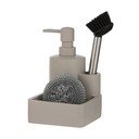 Suport pentru accesorii de spălat gri din polirășină Essentials – Ladelle