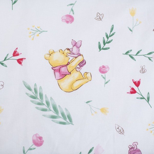Lenjerie de pat pentru copii din bumbac pentru pătuț 100x135 cm Winnie the Pooh "Pooh Hugs" – Jerry Fabrics-image-3