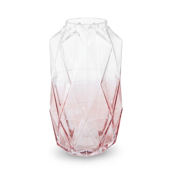 Vază roz din sticlă (înălțime 28 cm) Brice – Premier Housewares