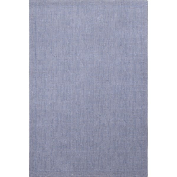 Covor albastru din lână 160x240 cm Linea – Agnella