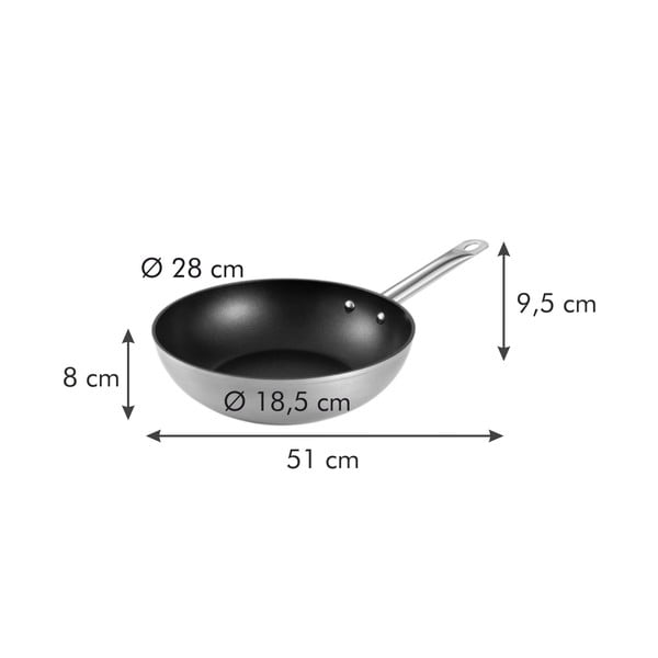 Tigaie de tip wok ø 28 cm GrandChef – Tescoma-image-1