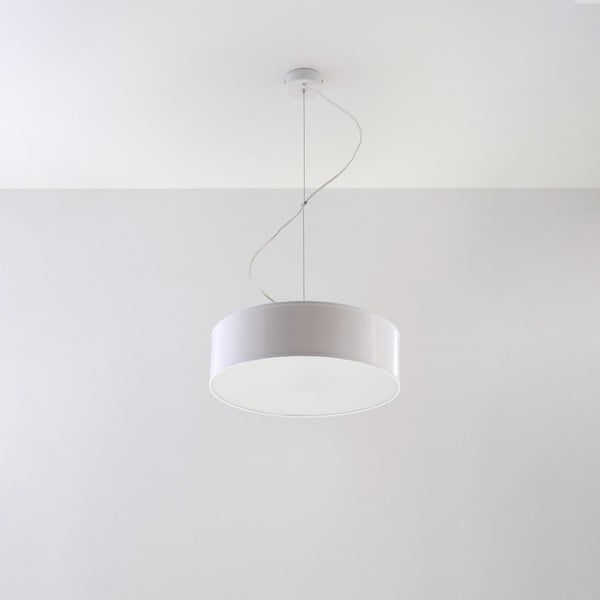 Lustră albă ø 35 cm Atis – Nice Lamps