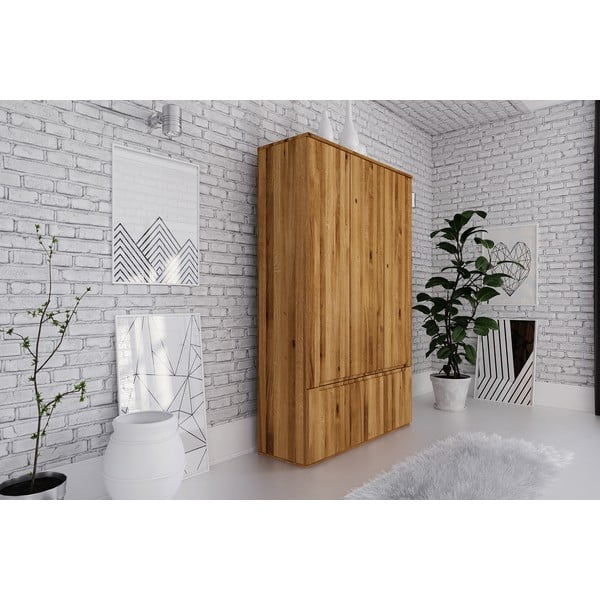 Dulap de stejar 135x206 cm Vento 3 - The Beds-image-1