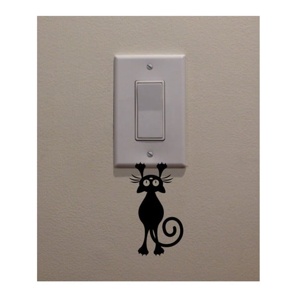 Autocolant decorativ de perete Catty, înălțime 12 cm