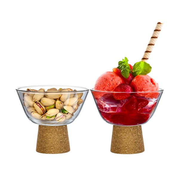 Set de pahare cupă 2 buc. pentru înghețată (sundae) 380 ml Vilagio – Vialli Design-image-2
