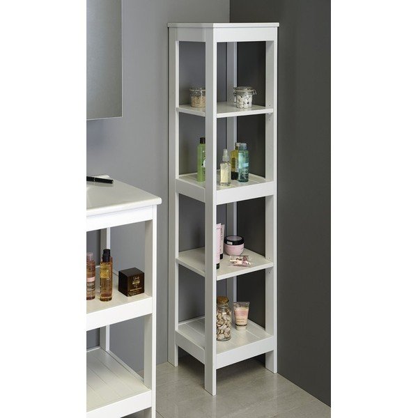 Etajeră de baie albă 36x156 cm Etide – Sapho-image-2