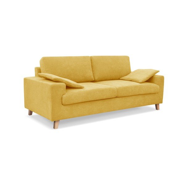 Canapea cu 3 locuri Cosmopolitan desing Caracas, galben-image-1