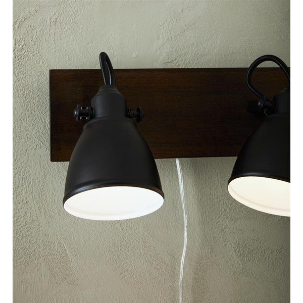 Aplică Markslöjd Native, lungime 34,5 cm, negru-image-1