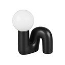 Veioză neagră din ceramică (înălțime 21,5 cm) Quinn – Reality