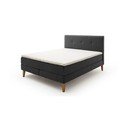 Pat boxspring gri antracit 180x200 cm Stockholm – Meise Möbel