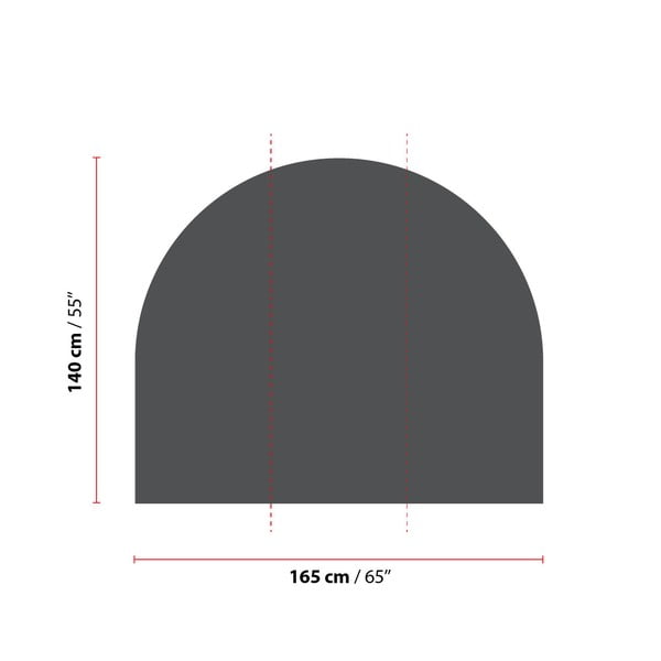 Autocolant de perete 165x140 cm Storm Gray – Ambiance-image-1