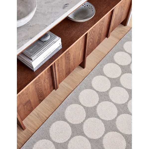 Covor tip traversă pentru interior și exterior bej/crem 70x240 cm Hugo Linen Vanilla – Pappelina-image-3