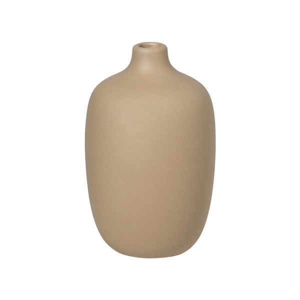 Vază din ceramică Blomus Ceola, înălțime 13 cm, bej