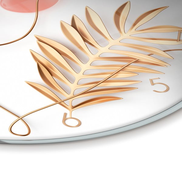 Ceas de perete din sticlă ø 30 cm Feminine line - Styler-image-4