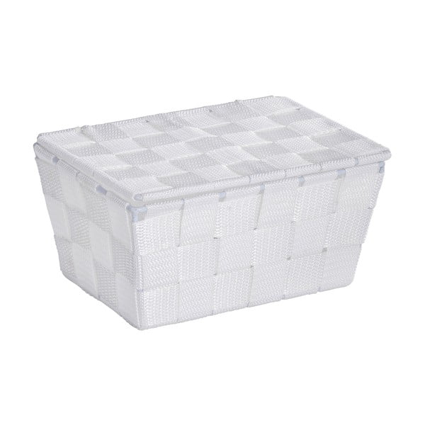 Coș cu capac Wenko Adria, alb-image-1