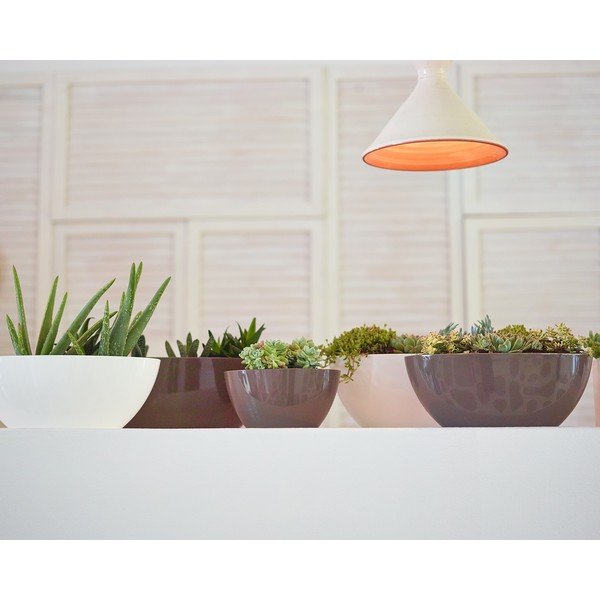 Jardinieră din plastic reciclat 35 cm Bahia – Artevasi-image-1
