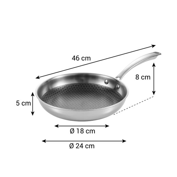 Tigaie din oțel ø 24 cm SteelCraft – Tescoma-image-2