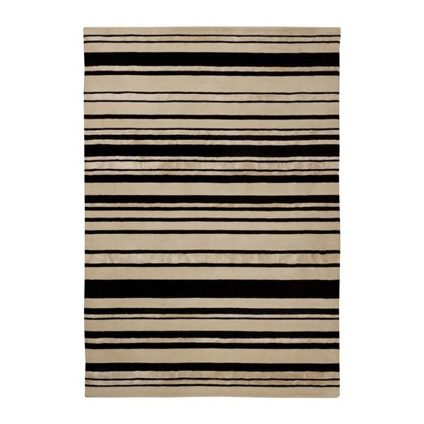 Covor Wallflor Barcode, 140 x 200 cm, negru - bej
