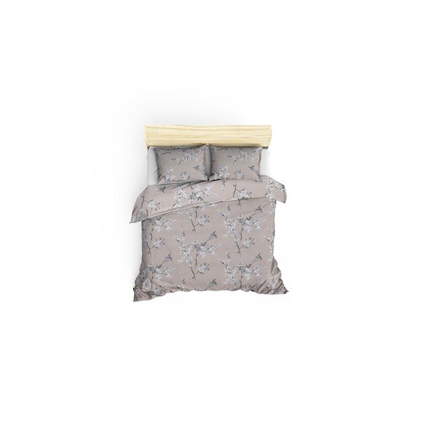 Lenjerie de pat maro din bumbac ranforcé pentru pat dublu/extinsă 240x220 cm Chicory – Mijolnir-image-2