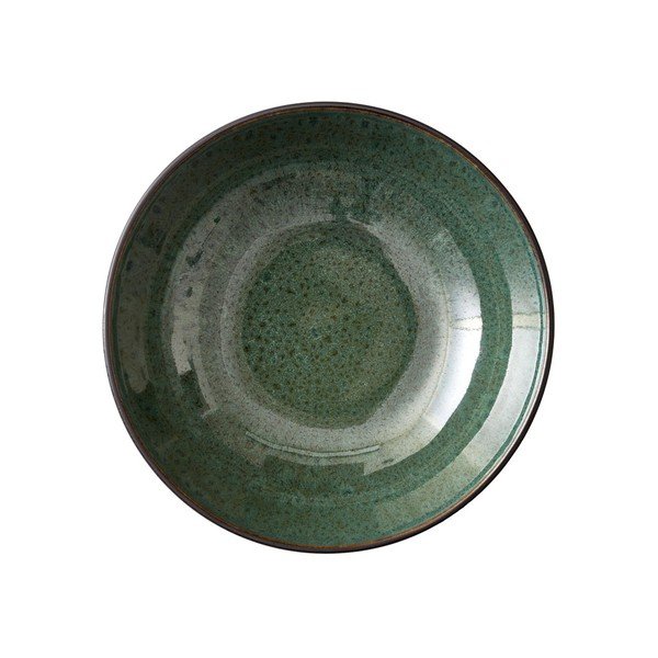 Bol verde/negru din gresie ø 30 cm Gastro Green/Black – Bitz-image-3