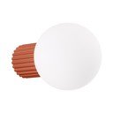 Aplică de perete portocalie ø 12 cm Orbital – Sollux