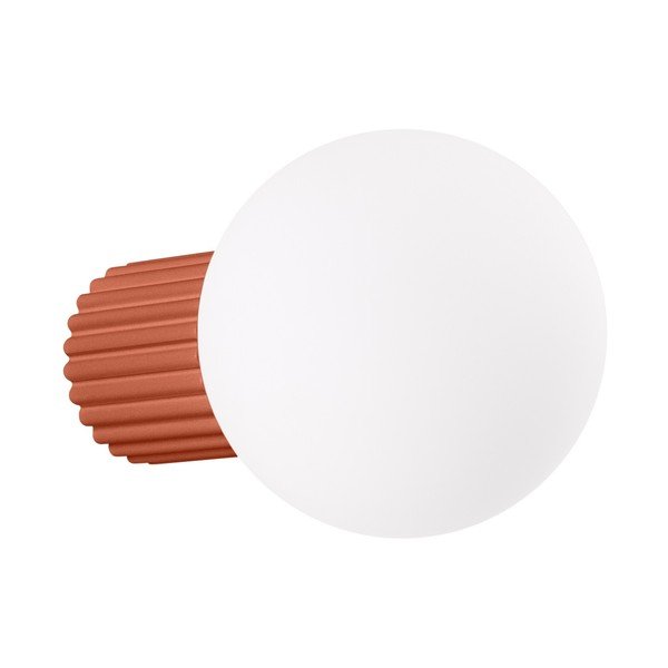 Aplică de perete portocalie ø 12 cm Orbital – Sollux