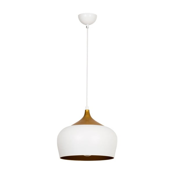 Lustră Homemania Decor Ythan, alb - auriu-image-1