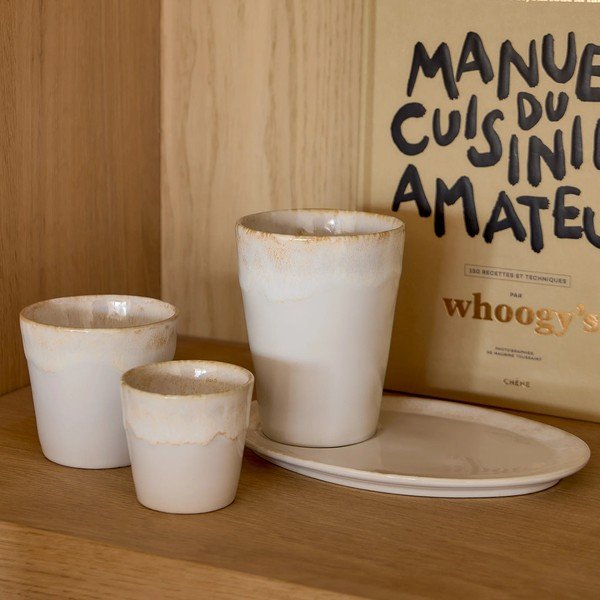 Farfurioară albă din gresie ceramică Grespresso – Costa Nova-image-1