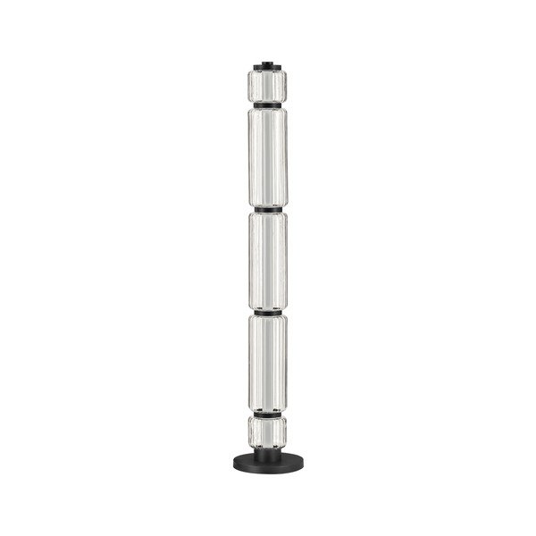 Lampadar negru mat LED din sticlă (înălțime 123 cm) Liesa – Nova Luce