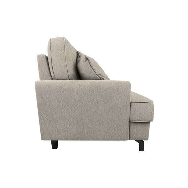 Canapea cu 3 locuri Kooko Home Salsa, gri - maro -image-3